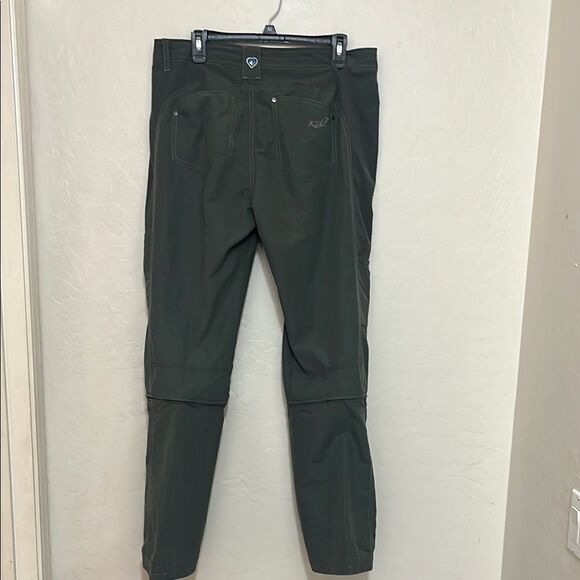 Kuhl Green Convertible Gorpcore Outdoor Pants Hiking Casual - Picture 5 of 15